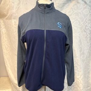 Seattle Kraken NHL Navy and Gray Jacket size L